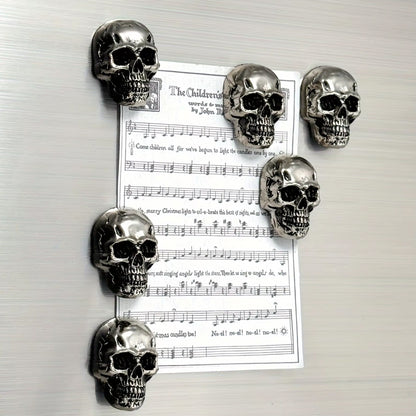 Gothic Skull Stainless Steel Refrigerator Magnets