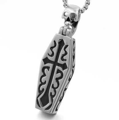 Coffin Rest Skeleton Necklace