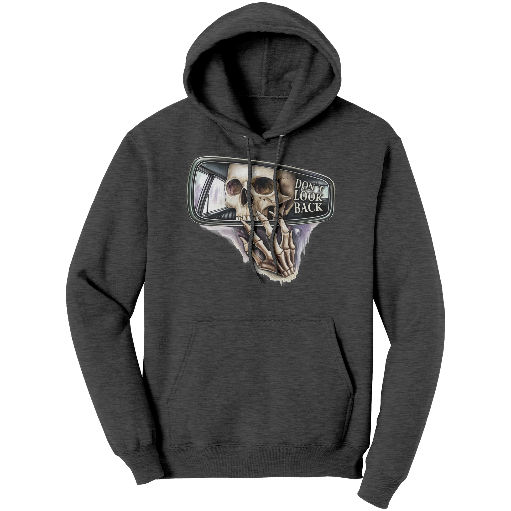 Dont_Look_Back_Skeleton_Skull_Apparel_Dark_Heather_Front_Mockup.png