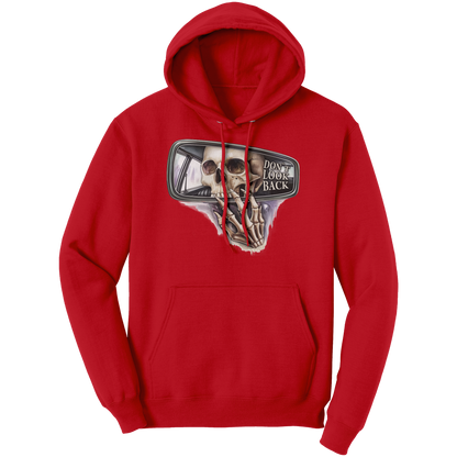 Dont_Look_Back_Skeleton_Skull_Apparel_Red_Front_Mockup.png