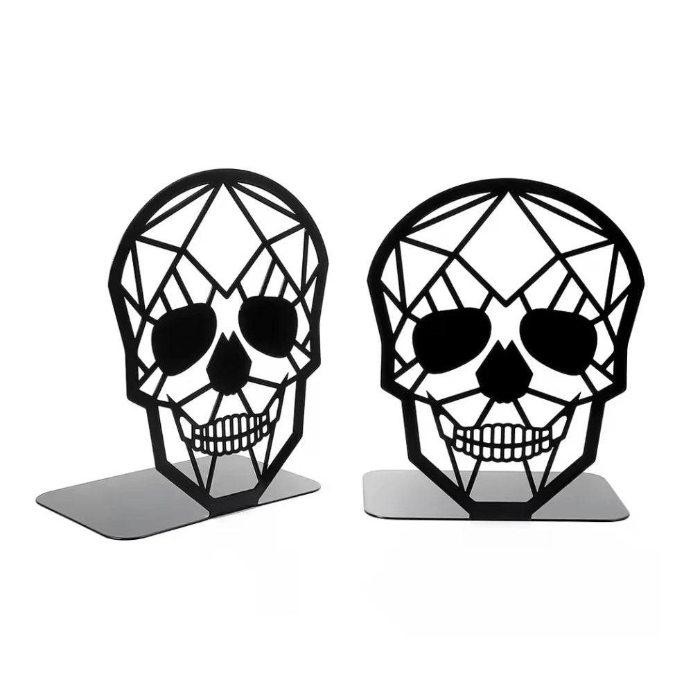 Skull Bookends Decoration Book Holder