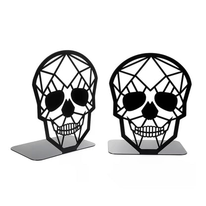 Skull Bookends Decoration Book Holder