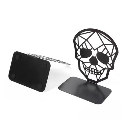 Skull Bookends Decoration Book Holder