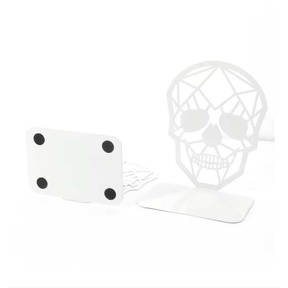 Skull Bookends Decoration Book Holder