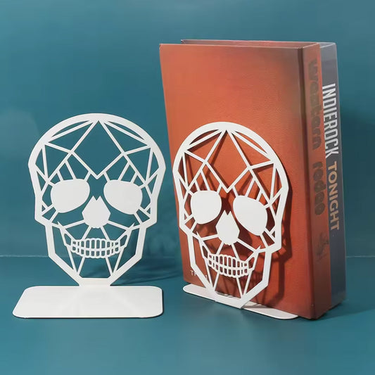 Skull Bookends Decoration Book Holder