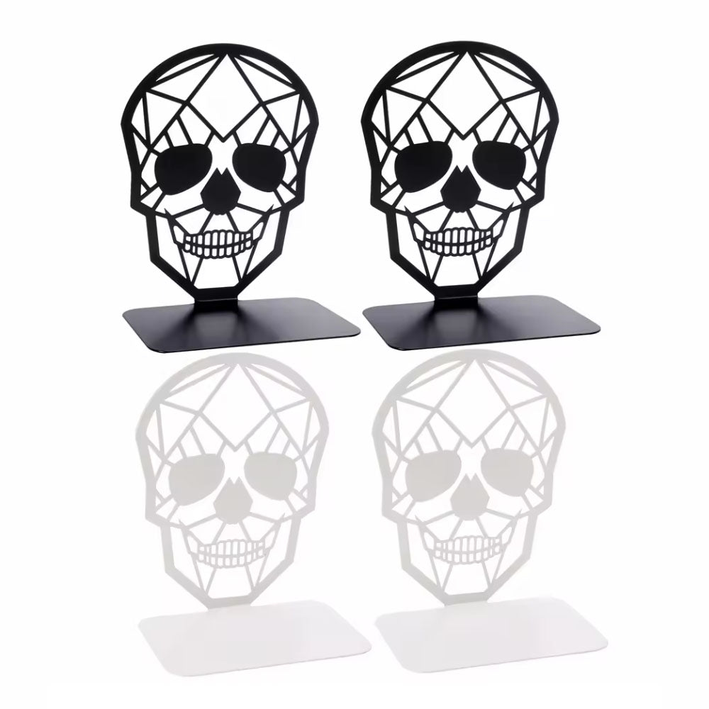 Skull Bookends Decoration Book Holder
