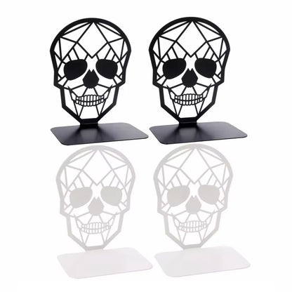 Skull Bookends Decoration Book Holder