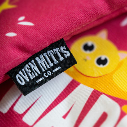 Made From Scratch Cat Oven Mitts And Potholder Set