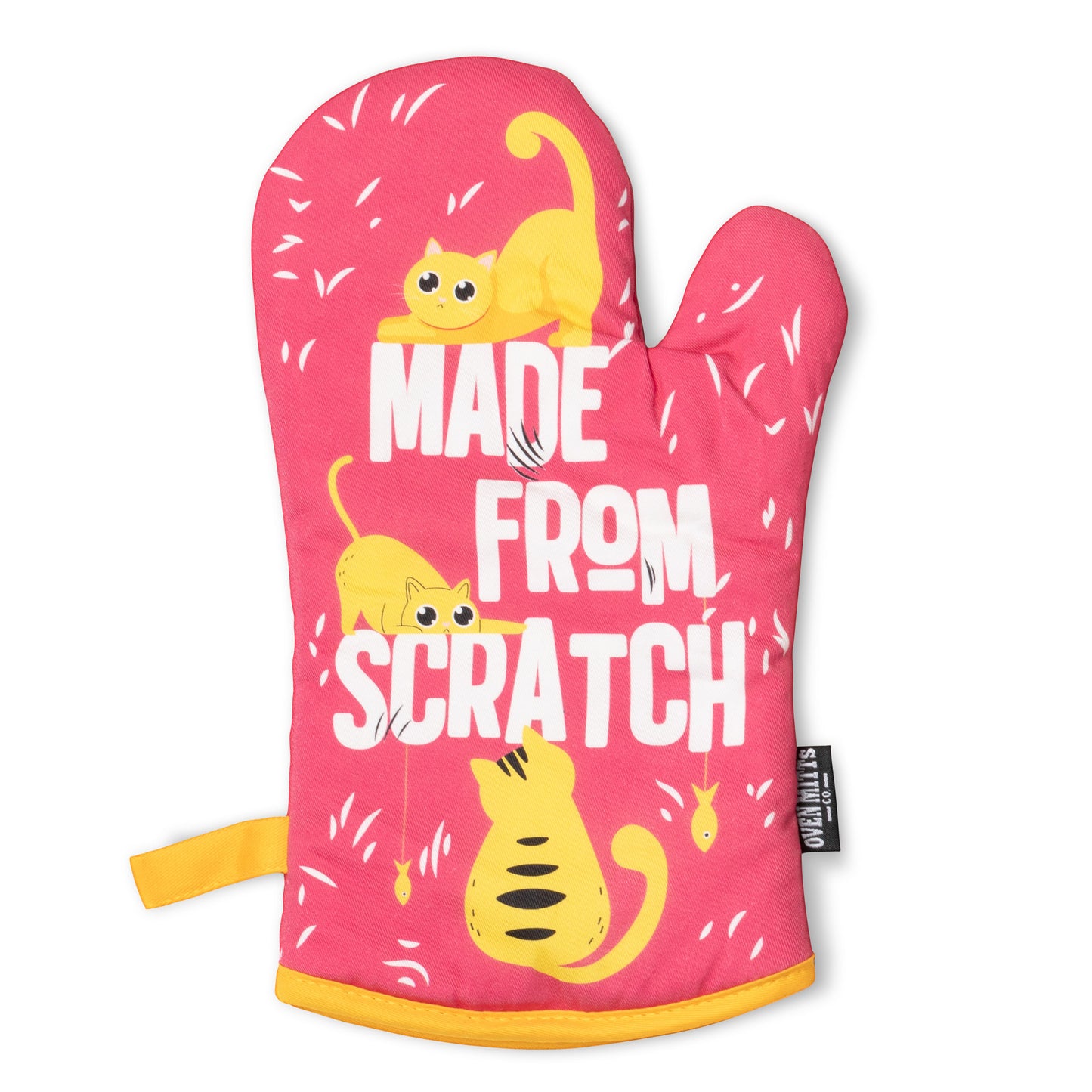 Made From Scratch Cat Oven Mitts And Potholder Set