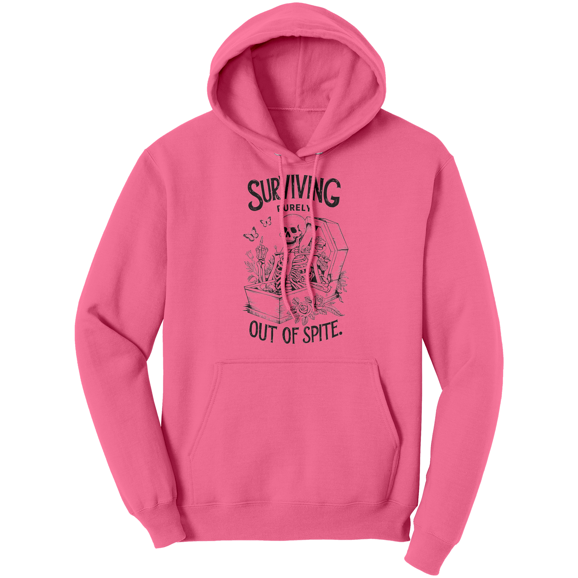 Surviving_Out_Of_Spite_Skull_Apparel_Neon_Pink_Front_Mockup.png