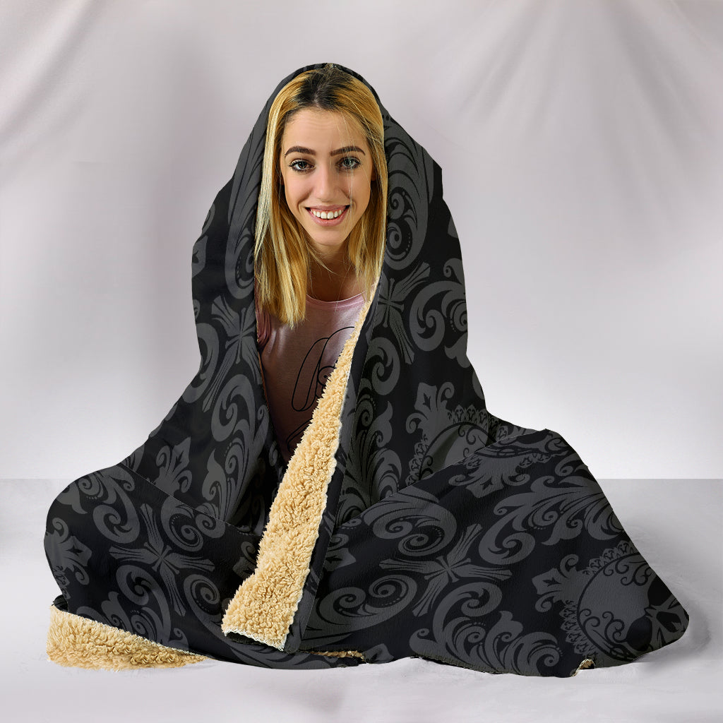 Gothic Skull Hooded Blanket