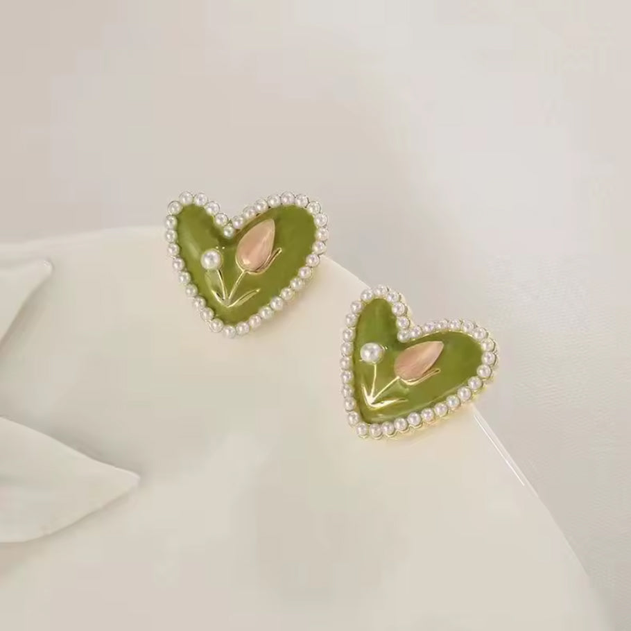 2025 Collection Heart Hoop Earrings
