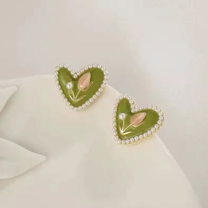 2025 Collection Heart Hoop Earrings