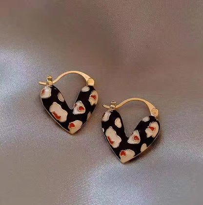 2025 Collection Heart Hoop Earrings