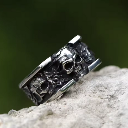 Stainless steel Vintage Skull Ring
