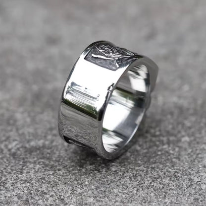 Stainless steel Vintage Skull Ring