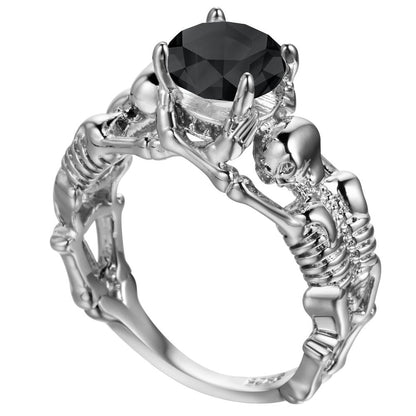 2 Skeletons Ring