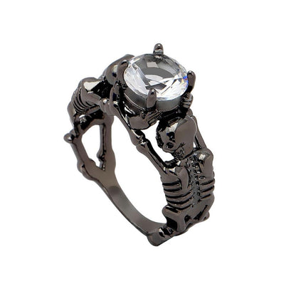 2 Skeletons Ring