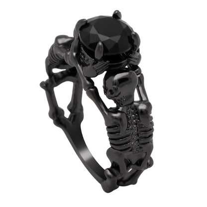 2 Skeletons Ring