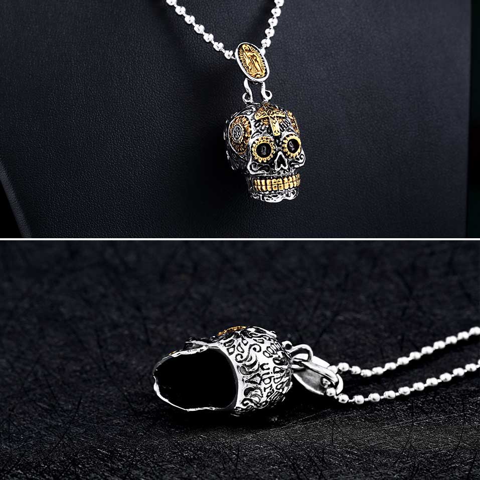 Stainless Steel Skull Necklace