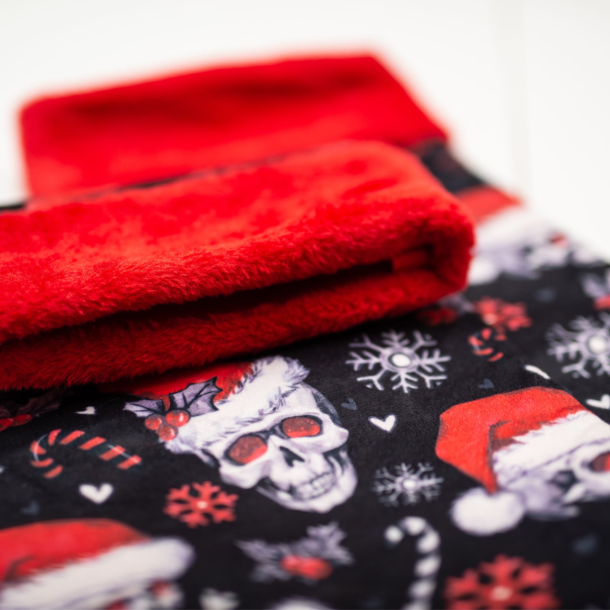 Santa Skulls Christmas Stocking details