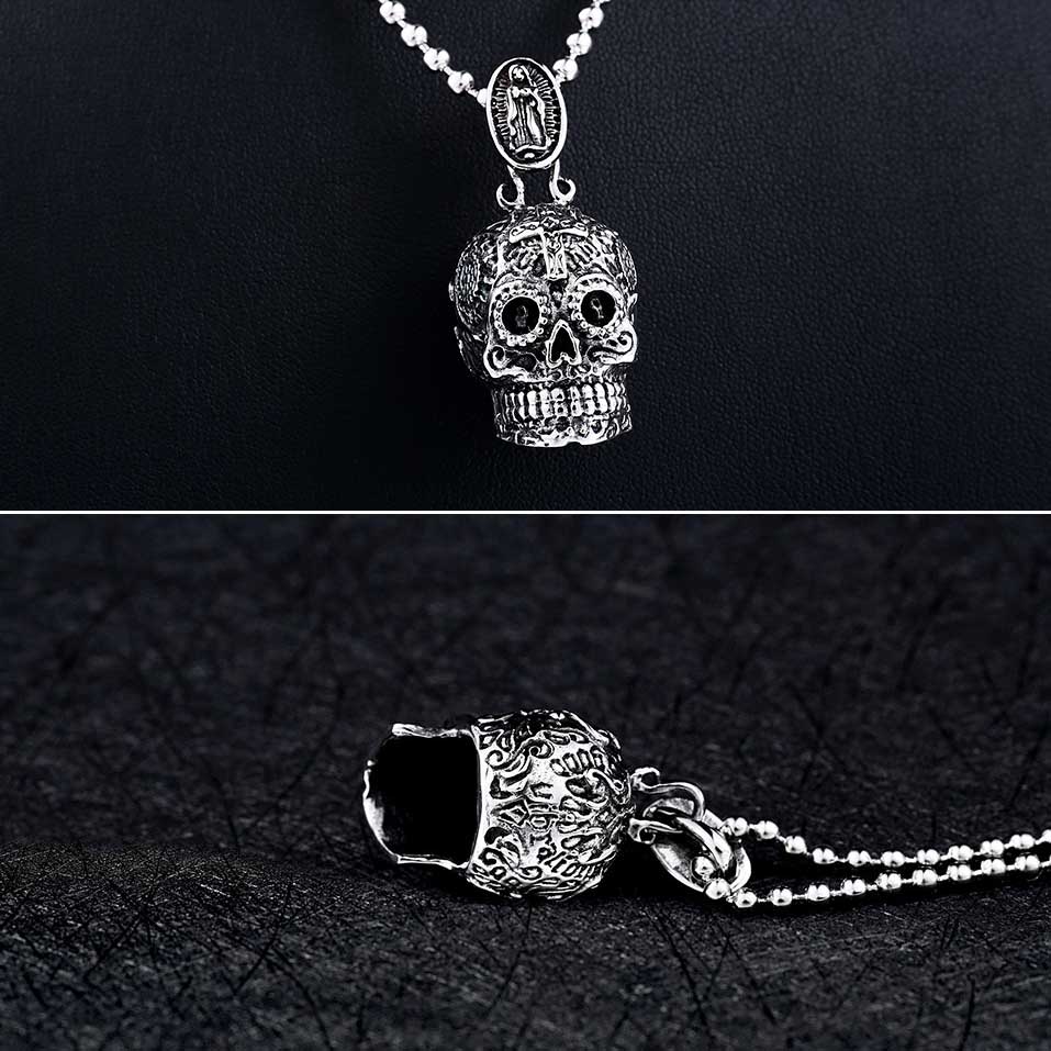 Stainless Steel Skull Necklace
