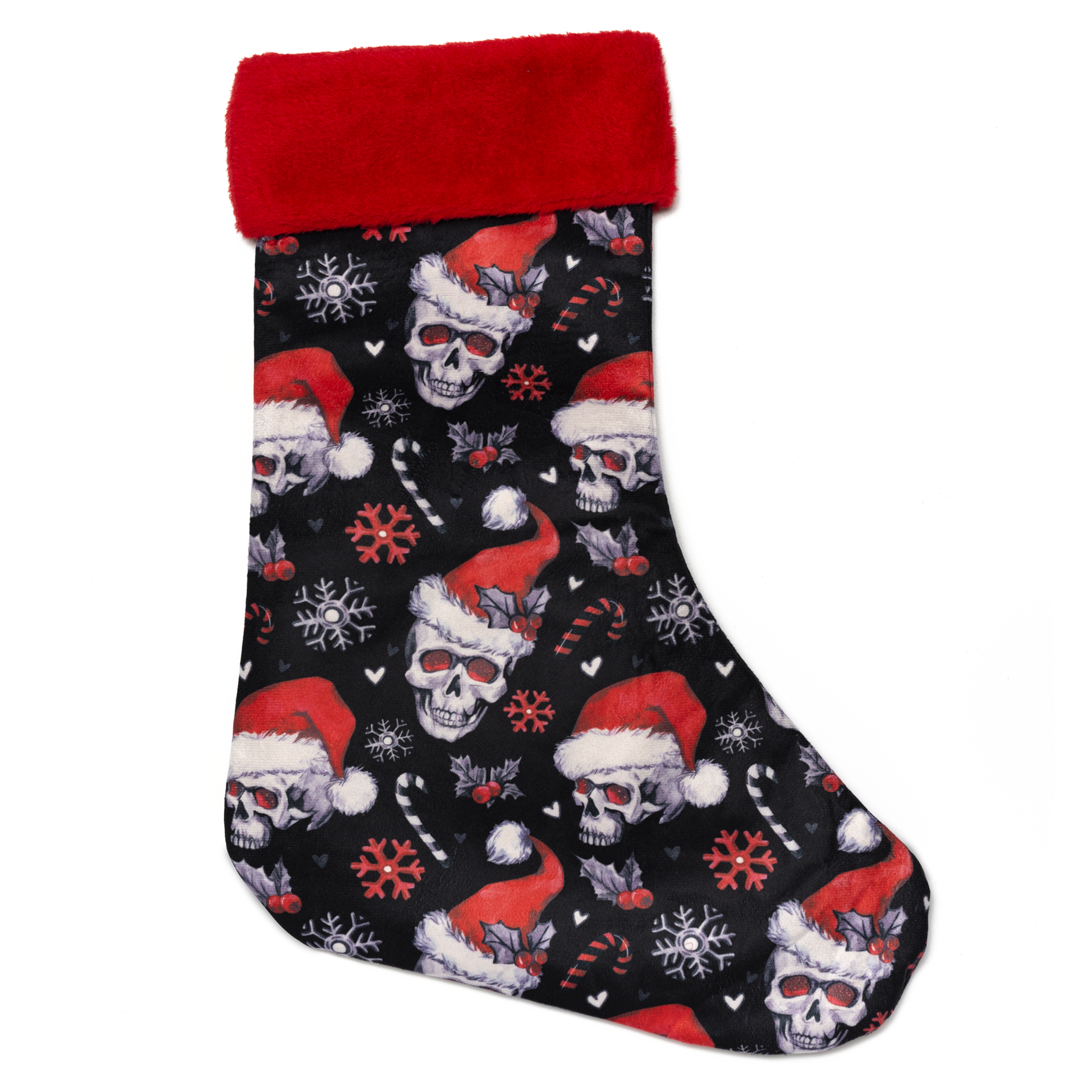 Santa Skulls Christmas Stocking