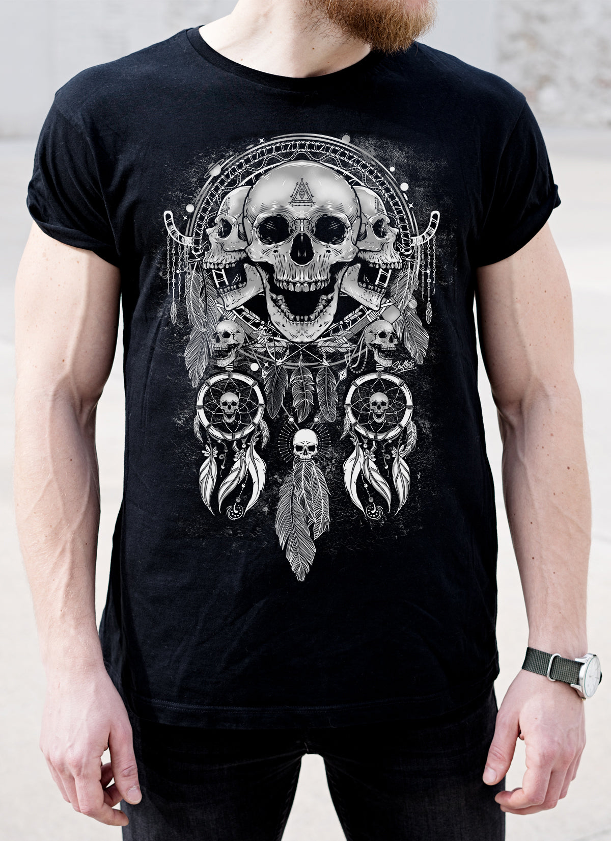 Skullistic Skull Dream Catcher Apparel