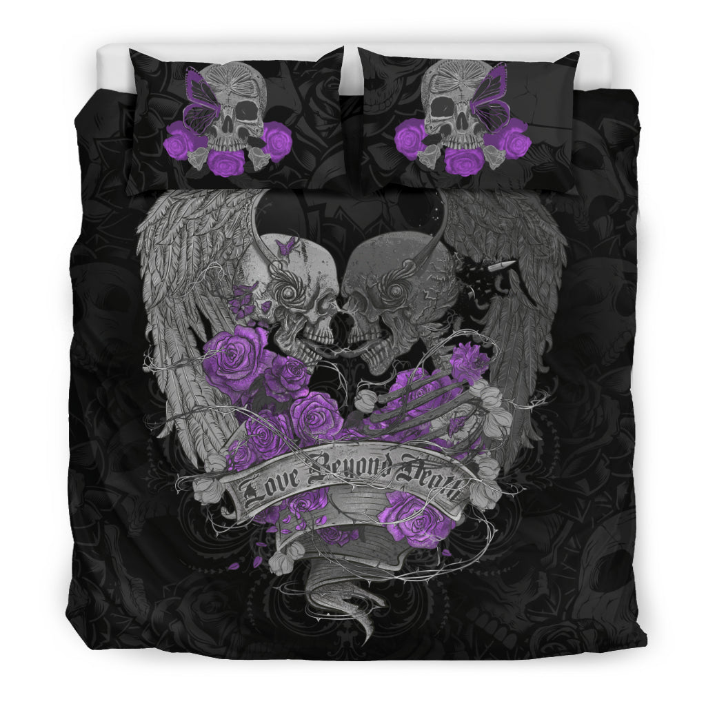 Skullistic™ Love Beyond Death Duvet Cover Set