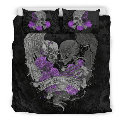 Skullistic™ Love Beyond Death Duvet Cover Set