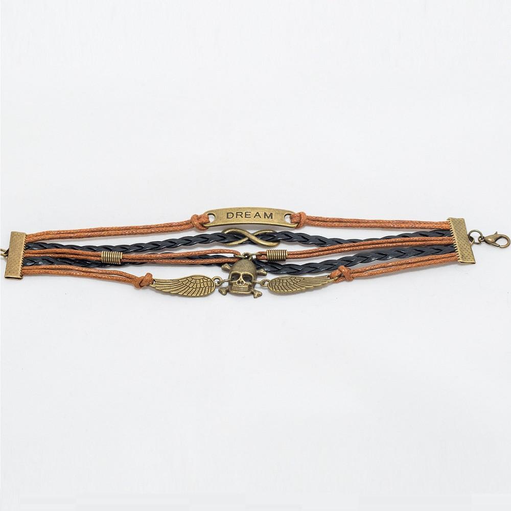 Dream Skull Infinity Bracelet