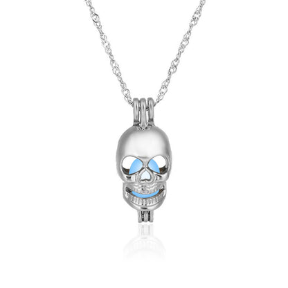 Zapps Glow In Dark Skull Necklace