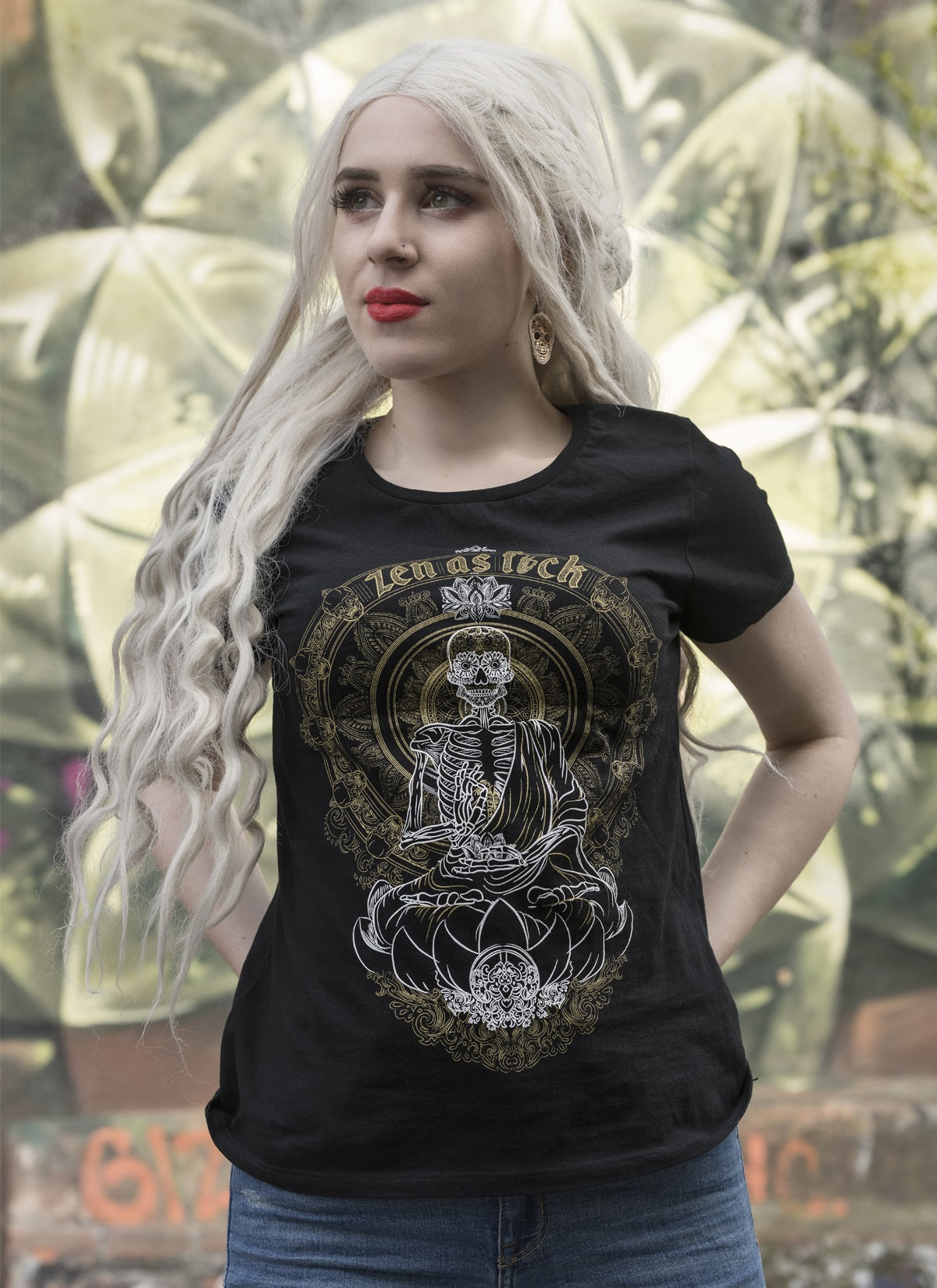 Skullistic Zen Meditating Skeleton Apparel