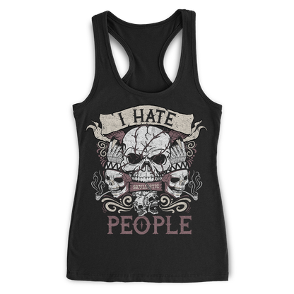 Skullistic I Hate People Skull Apparel