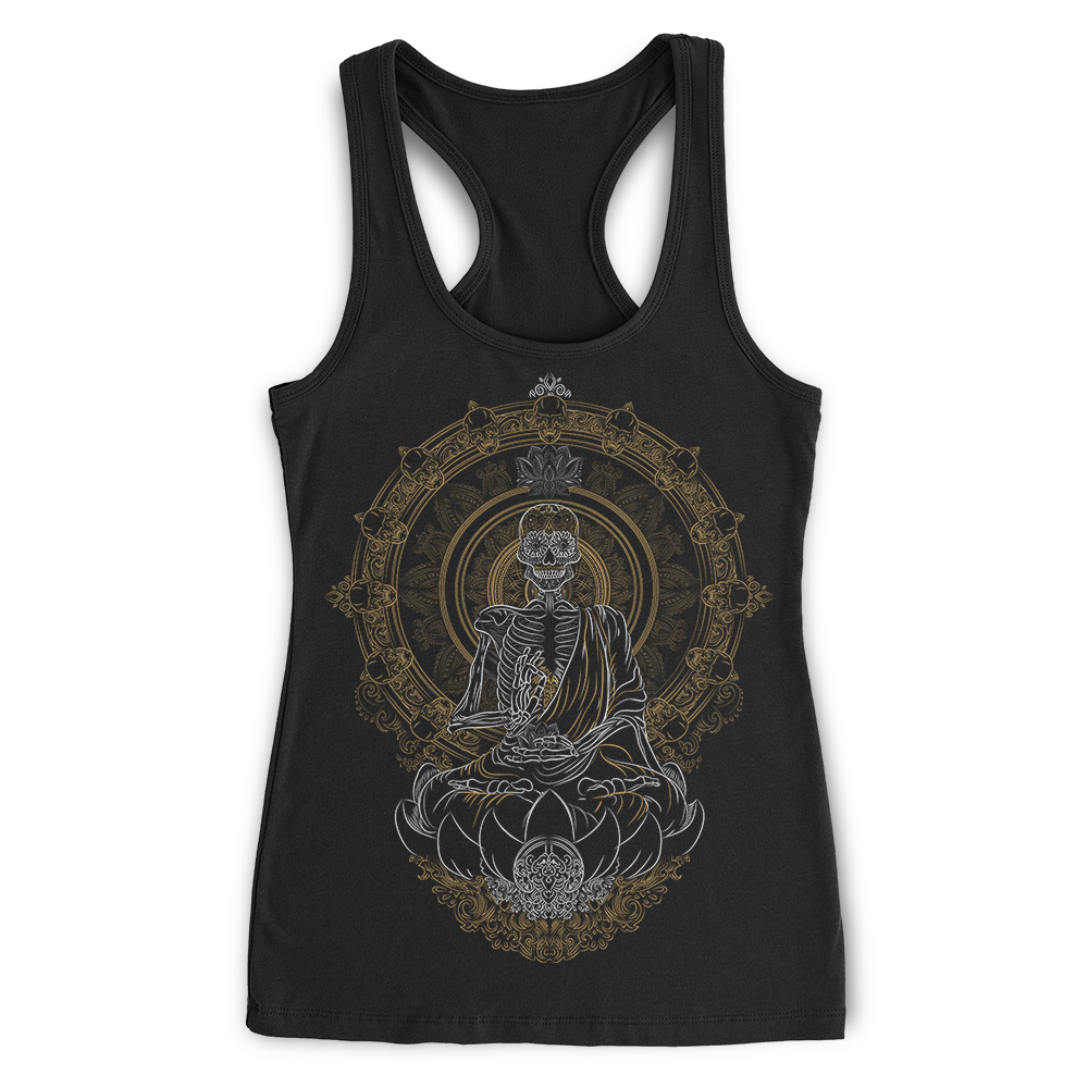 Skullistic Zen Meditating Skeleton Apparel TF