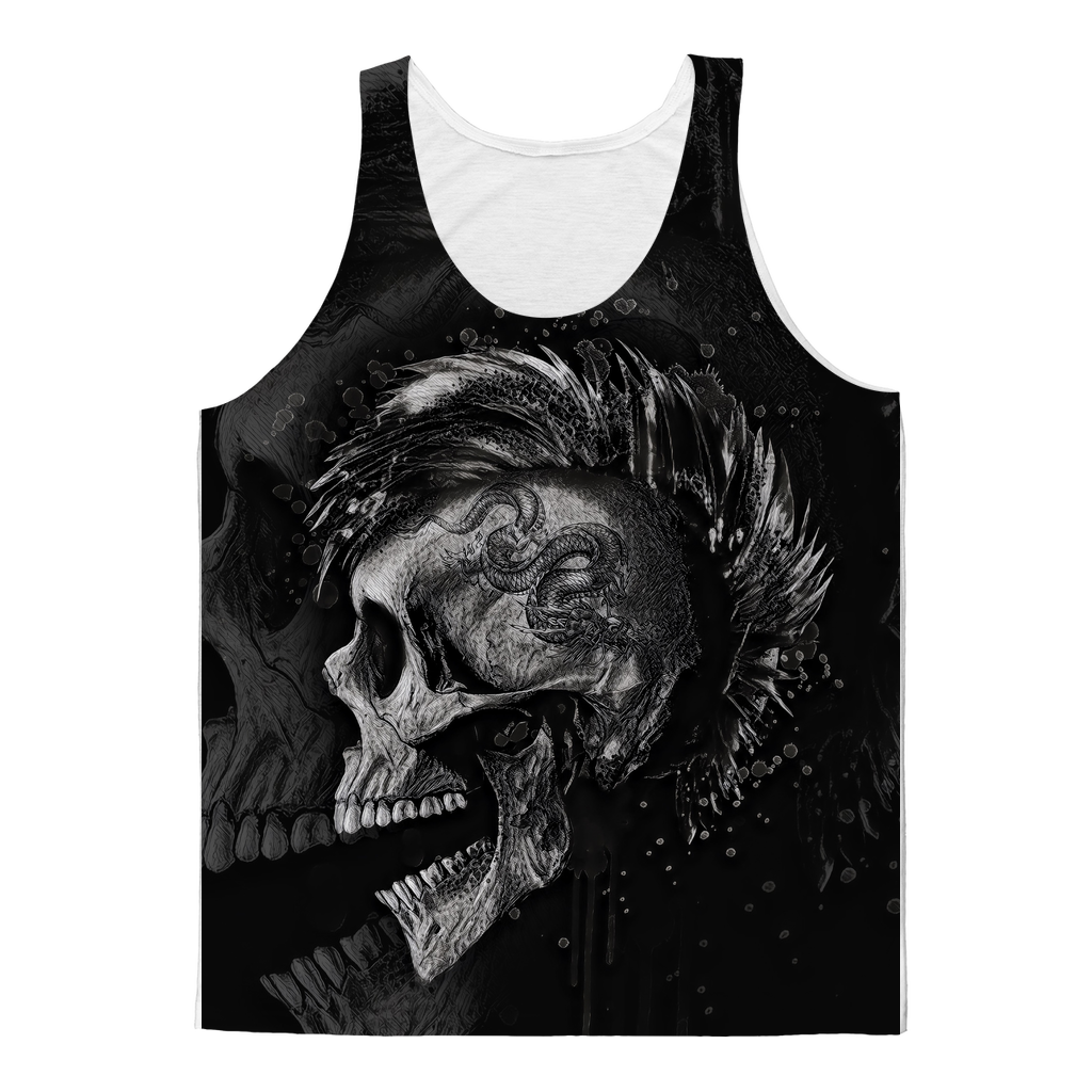 Punk Skull Sublimated Tank Top