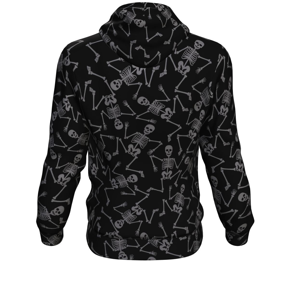 Crawling Skeletons All Over Print Unisex Hoodie