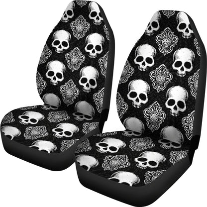 Goth Skull Car Seat Covers