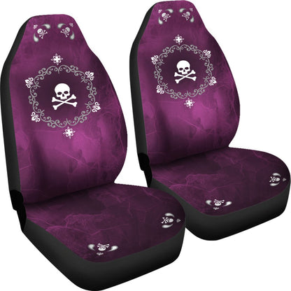 Skullistic Mandala Skulls Pink Car Seat Covers