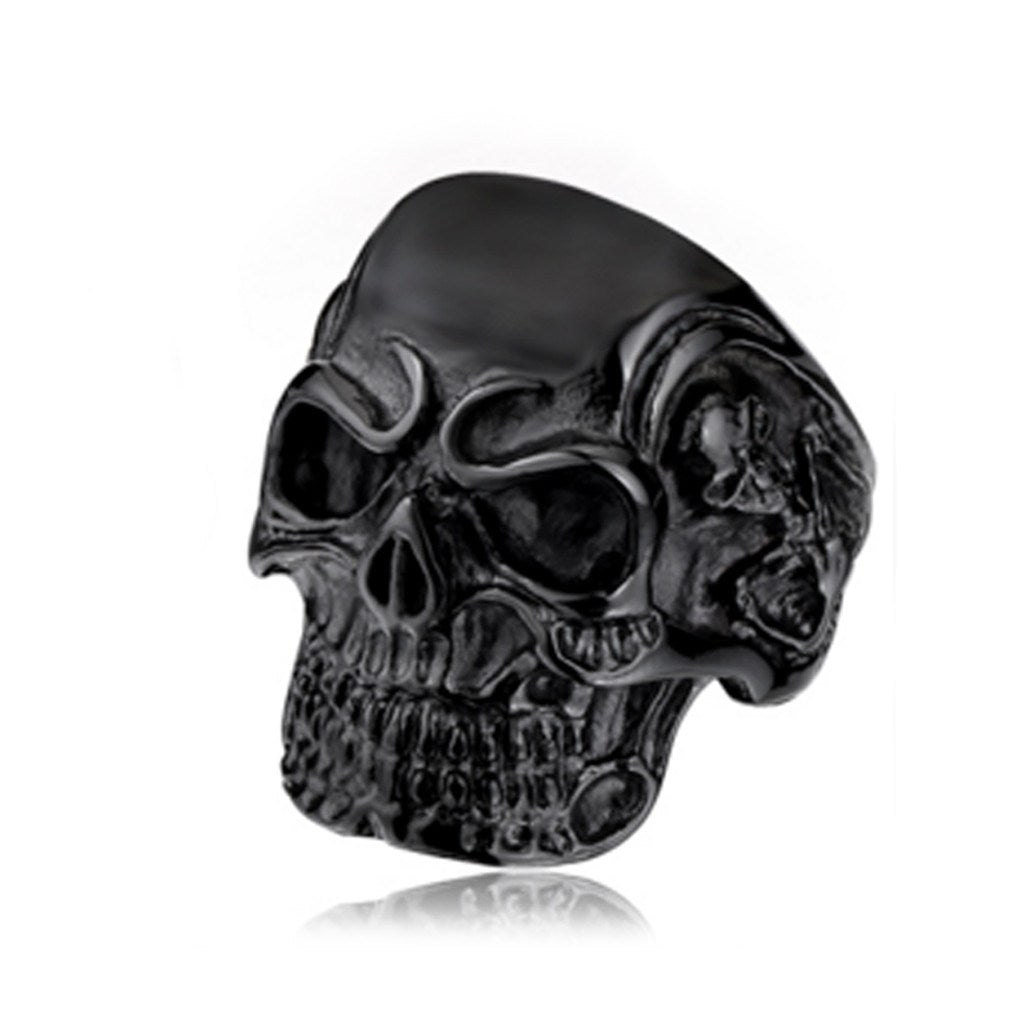 black skull ring