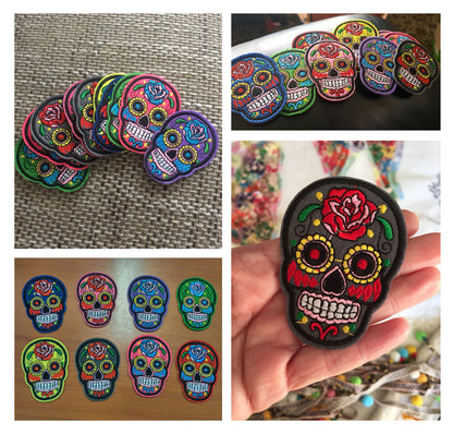 Sugar Skull Patches