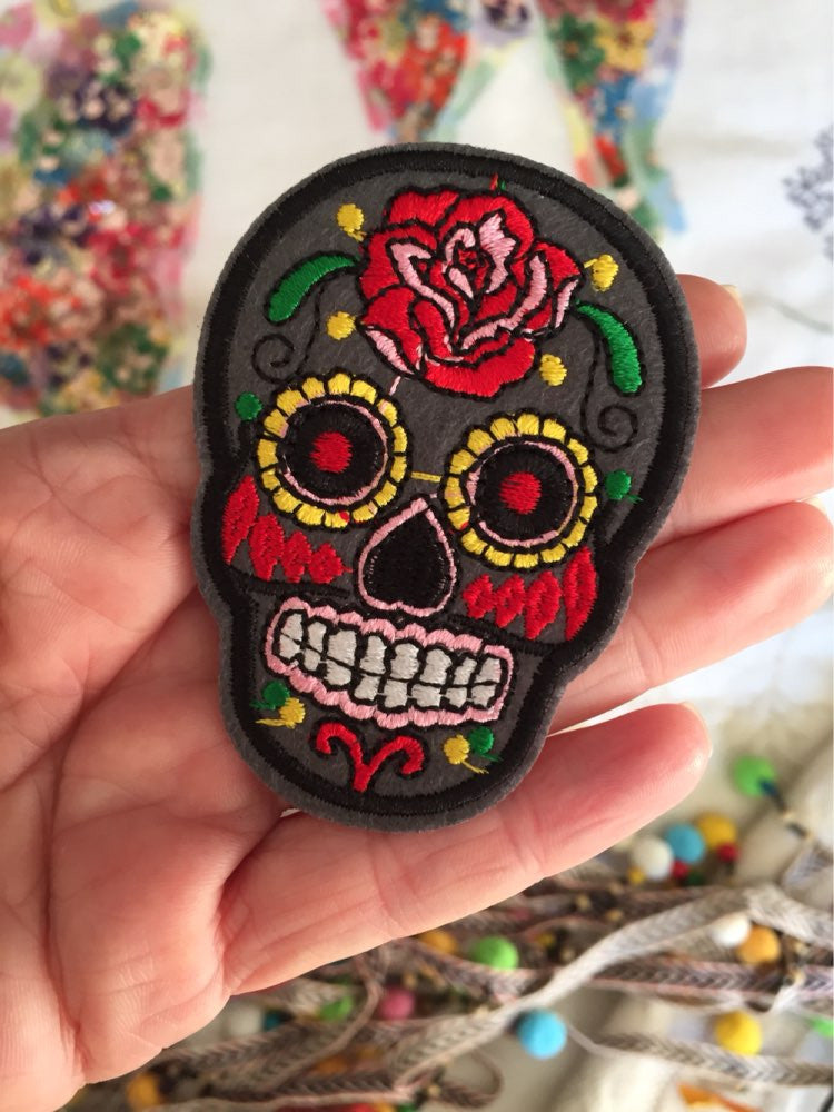 Sugar Skull Patches